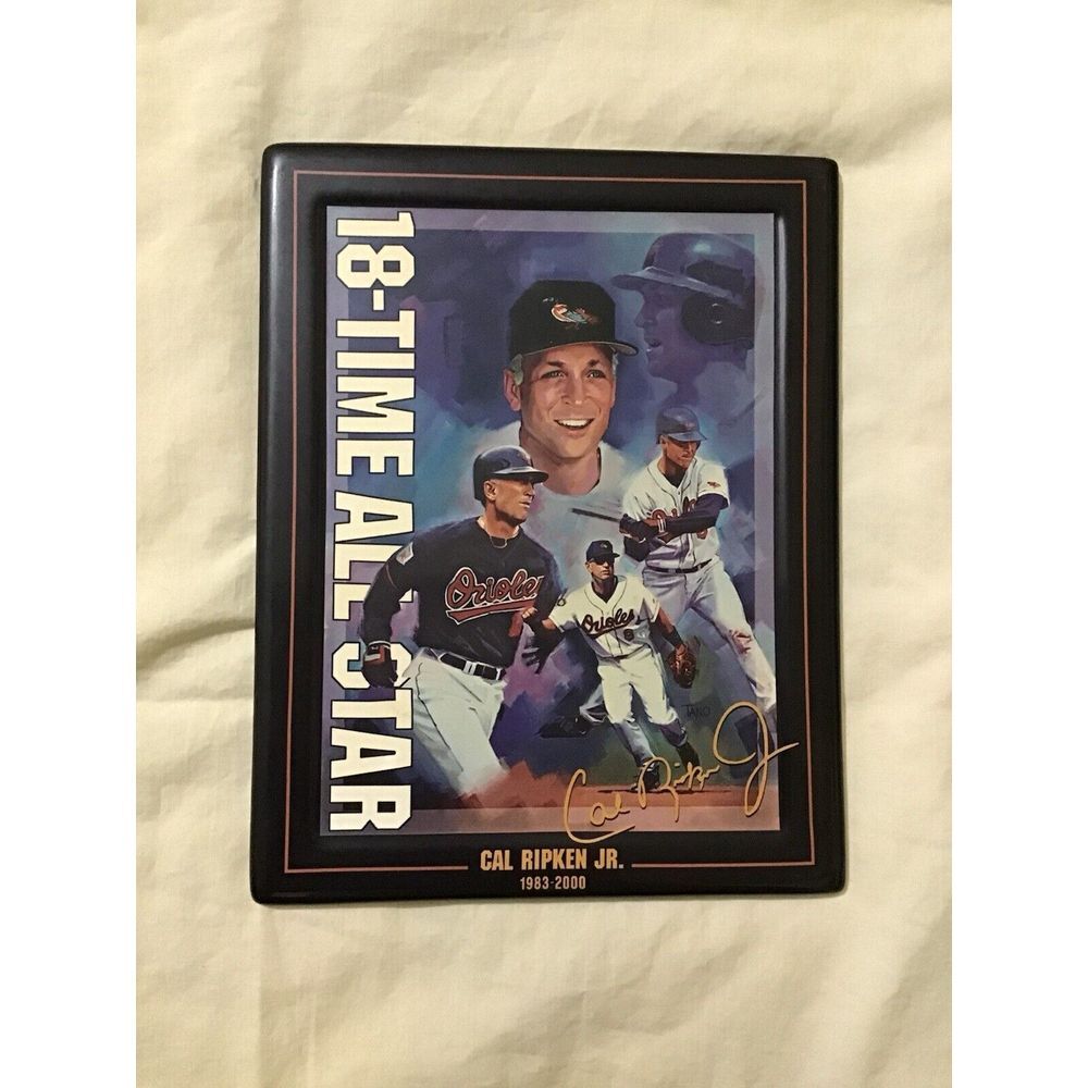 Cal Ripken Jr 18 Time All Star‎ Ceramic Plaque #2062A